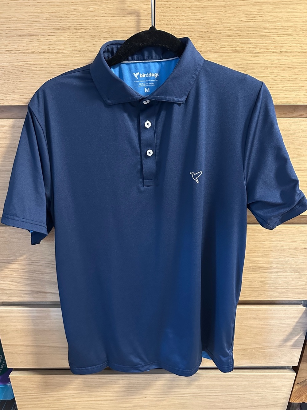 Birddogs Navy Blue Performance Polo